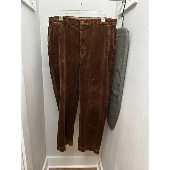 Polo Ralph Lauren Other - Polo Ralph Lauren Mens Brown Wide Wale Corduroy Pants‎ 100% Cotton 36/30